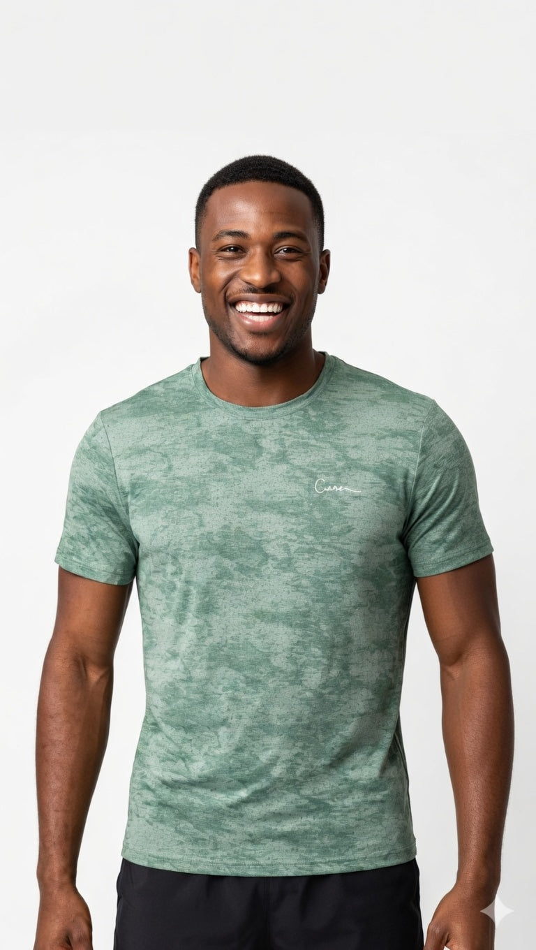 T-Shirt Camo Green Cure Cure Fitness