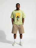 T-shirt Oversized Vert Dew × Cure