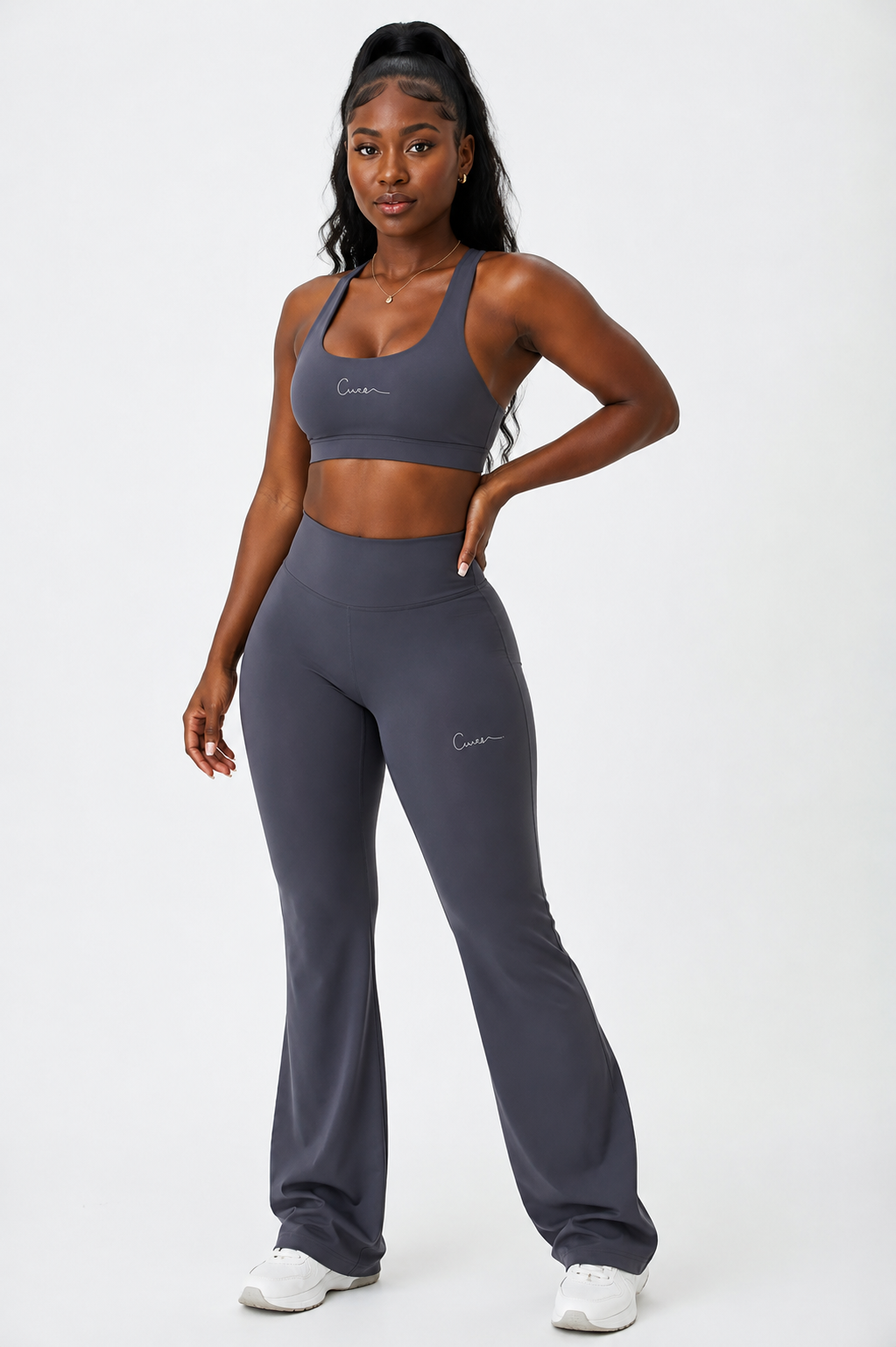 Ensemble Sport Femme Cure – Gris Graphite